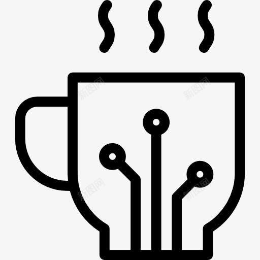 杯图标png_新图网 https://ixintu.com 咖啡 喝热饮料 工具和器具 杯 点心 自动化 茶
