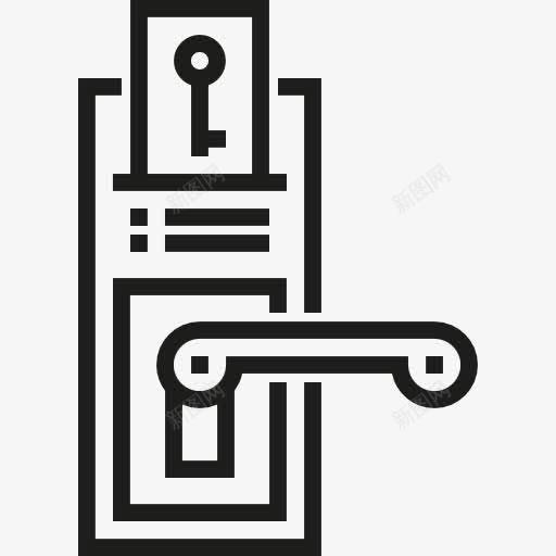 门钥匙图标png_新图网 https://ixintu.com 安全 房间 通道 酒店 门 门把手 门钥匙