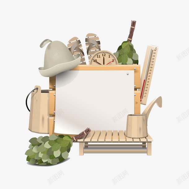生活用品png免抠素材_新图网 https://ixintu.com 帽子 标志 流行元素 用具