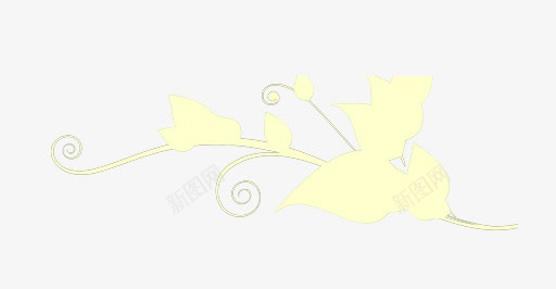 金色花底纹png免抠素材_新图网 https://ixintu.com 中国风 古风 底纹 装饰 金色花