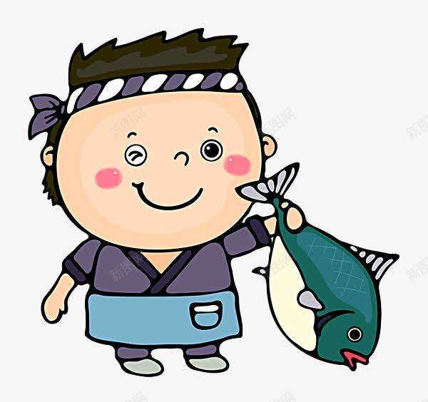 男人手里的鱼png免抠素材_新图网 https://ixintu.com png图形 png装饰 卡通 小鱼 男人 装饰