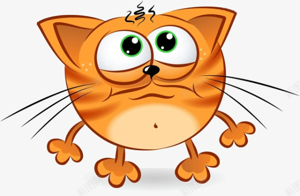 卡通加菲猫png免抠素材_新图网 https://ixintu.com 免抠猫 加菲猫素材 卡通 可爱
