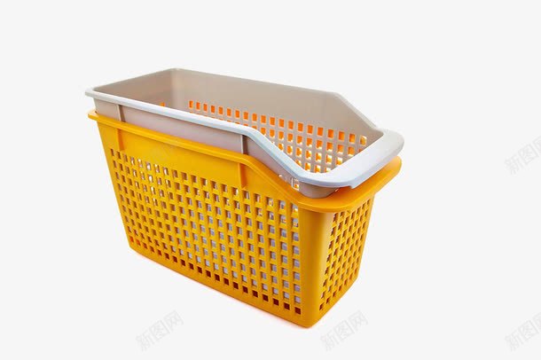 塑料收纳箱png免抠素材_新图网 https://ixintu.com 塑料 容器 箱子 黄色