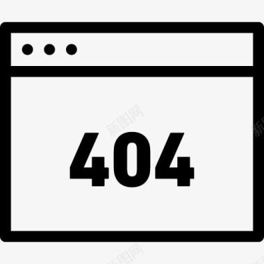 错误404窗口图标图标