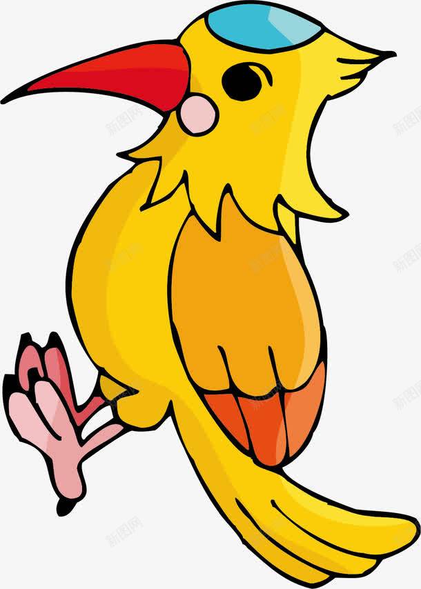 黄色啄木鸟png免抠素材_新图网 https://ixintu.com 动物 卡通 啄木鸟 啄木鸟图案