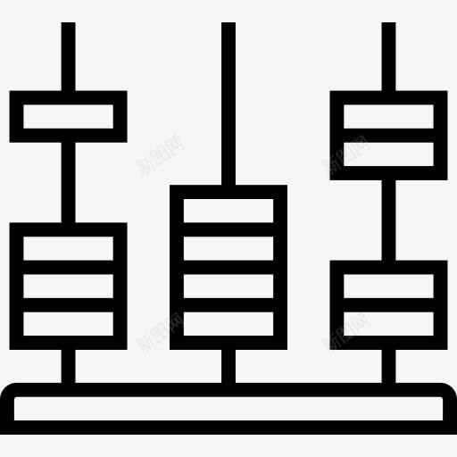 算盘图标png_新图网 https://ixintu.com 业务 工具和用具 数学 数学教育 算盘 计算 计算器