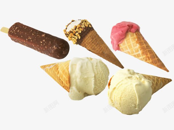美食冰淇淋甜筒png免抠素材_新图网 https://ixintu.com 冰淇淋 甜筒 美食