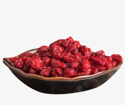 饱满的红豆粒陕北茱萸果肉高清图片