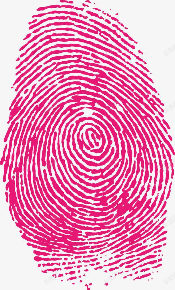 红色指纹png免抠素材_新图网 https://ixintu.com 创意指纹 可爱指纹 扫描指纹 指纹 指纹扫描 漂亮指纹 矢量指纹素材