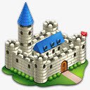 城堡像素房子米拉素材