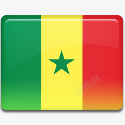 塞内加尔国旗AllCountryFlagIcons图标图标