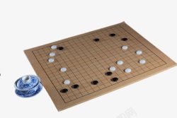 五子棋游戏中国围棋高清图片