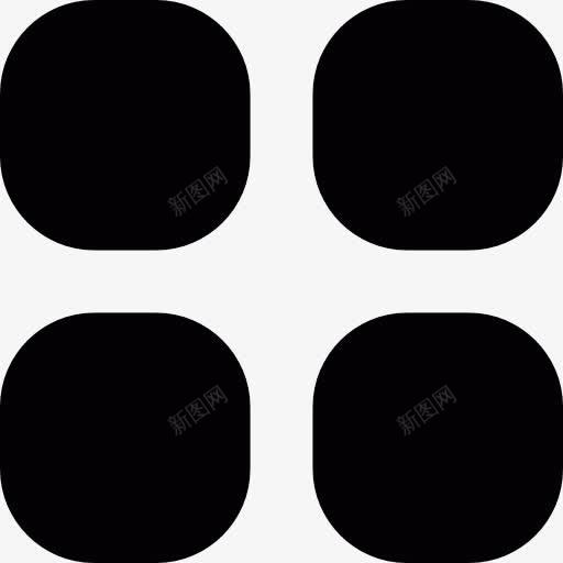 四点图标png_新图网 https://ixintu.com 四点 广场 点