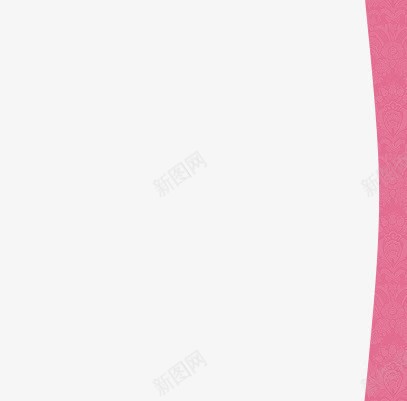 粉色丝带边框png免抠素材_新图网 https://ixintu.com 丝带 粉色 粉色丝带 粉色边框 边框
