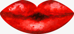 红嘴唇装饰素材
