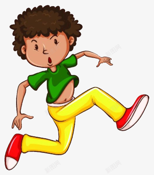 卡通儿童街舞png免抠素材_新图网 https://ixintu.com 儿童街舞 免扣男孩跳舞 卡通 街舞少年 跳舞的男孩