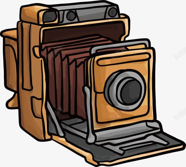手绘复古摄像机png免抠素材_新图网 https://ixintu.com 复古相机 摄像机 摄影器材 矢量素材