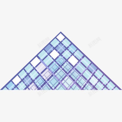 紫色玻璃金字塔png免抠素材_新图网 https://ixintu.com 玻璃 玻璃金字塔 紫色金字塔 金字塔
