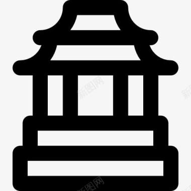 中华寺图标图标