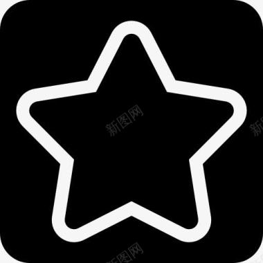 明星在Square图标图标