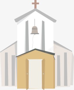 扁平化教堂素材
