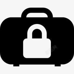 箱包锁公文包锁图标高清图片