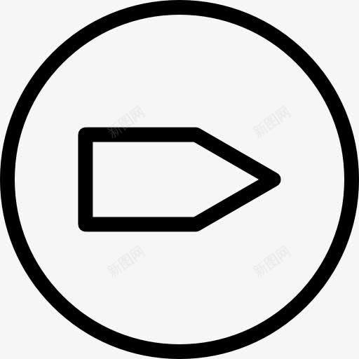右箭头的圆形按钮的轮廓图标png_新图网 https://ixintu.com 右 圆形 圈 按钮 接口 概述 箭头