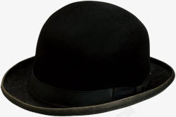圆顶帽男士黑圆帽高清图片