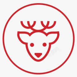 reindeer驯鹿图标高清图片