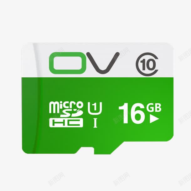 OV16GB内存卡png免抠素材_新图网 https://ixintu.com 16GB OV TF卡 tf卡 产品实物图 内存卡 存储卡 绿色