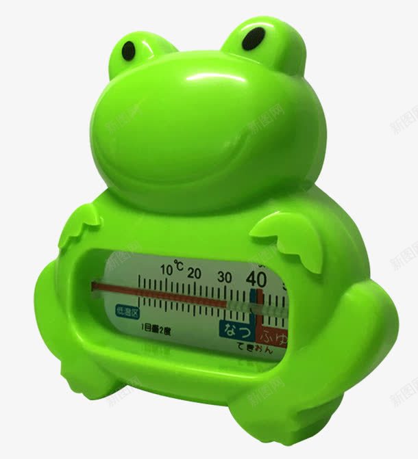 青蛙温度表png免抠素材_新图网 https://ixintu.com 安全卡通 测室温 测水温 温度表