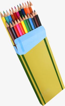 实物彩色铅笔素材