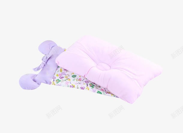 小儿粉色枕头png免抠素材_新图网 https://ixintu.com 床上用品 枕头 枕头大战 睡觉 舒适 软软的