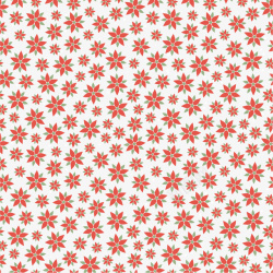 五瓣叶子红色花朵背景矢量图高清图片