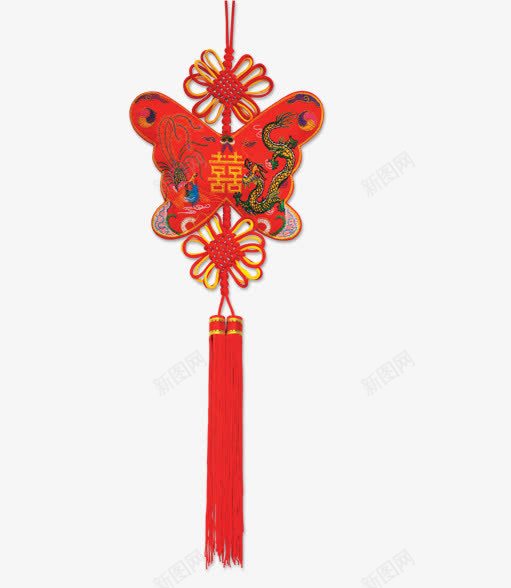 中国结png免抠素材_新图网 https://ixintu.com 中国结 蝴蝶