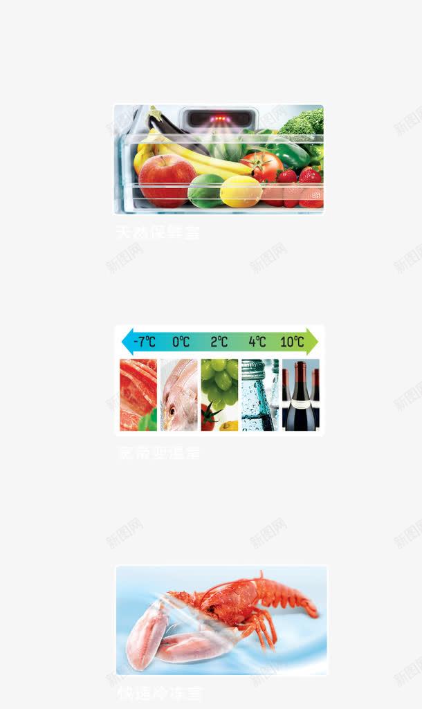 冰箱柜子里的食物psd免抠素材_新图网 https://ixintu.com 冰箱 吃的 柜子 食品 食物素材