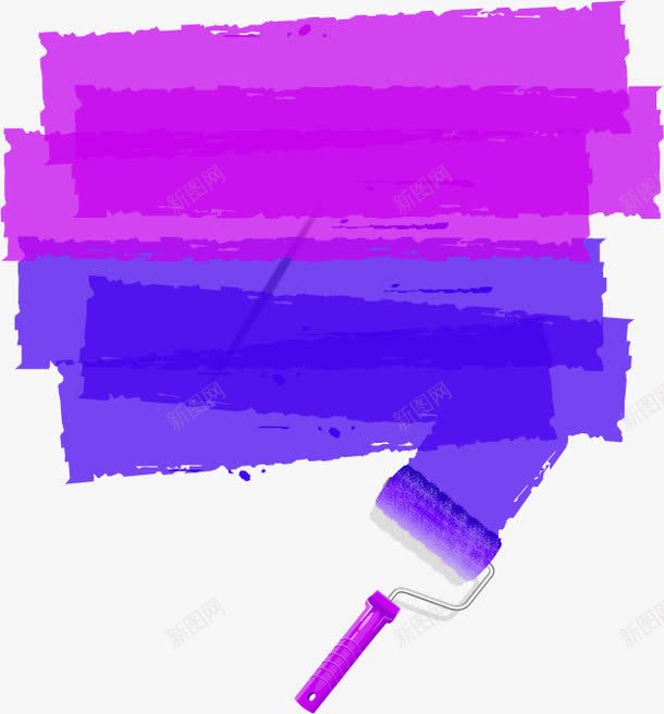 紫色清新涂料边框纹理png免抠素材_新图网 https://ixintu.com 免抠PNG 涂料 清新 紫色 边框纹理