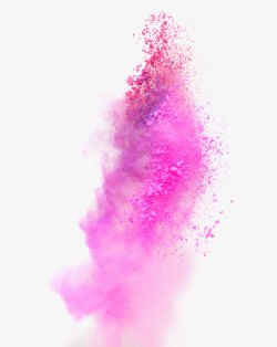 粉紫粒子元素素材