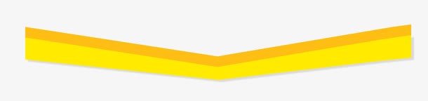 黄色装饰条png免抠素材_新图网 https://ixintu.com 装饰带 装饰条 黄色