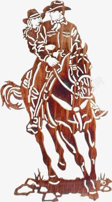 骑马png免抠素材_新图网 https://ixintu.com 悠闲生活 散步 牛仔 牛仔情侣 骑马运动