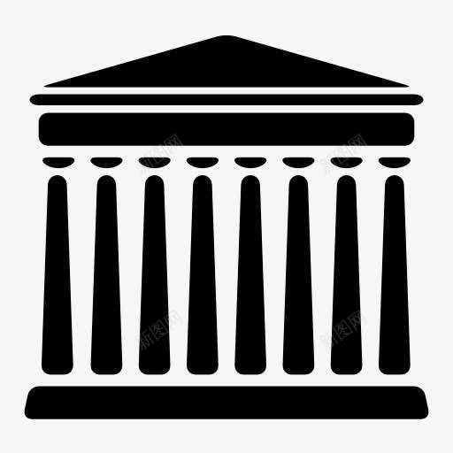 帕特农神庙图标png_新图网 https://ixintu.com 古老的建筑 古迹 希腊 帕特农神庙 标志性建筑 雅典