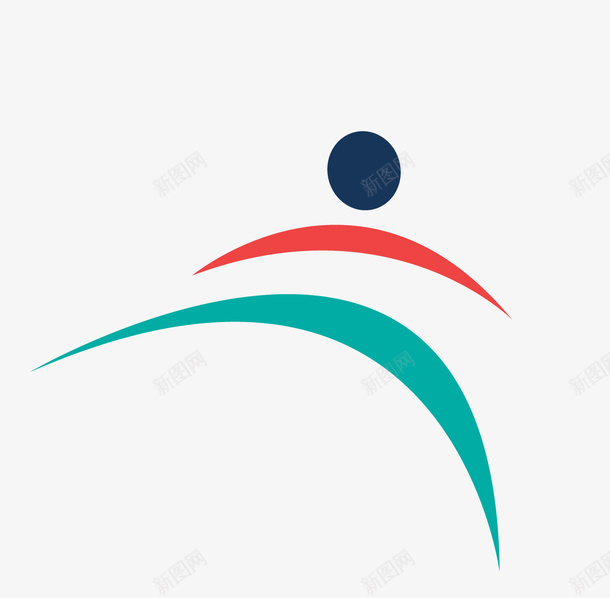 创意人形logo图标png_新图网 https://ixintu.com logo logo图形 手绘logo素材