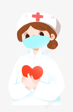 人员医生护士红十字爱心高清图片