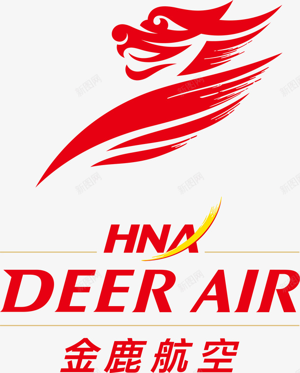 金鹿航空logo矢量图图标ai_新图网 https://ixintu.com logo 企业LOGO 企业LOGO标志 标志 标识 标识标志图标 金鹿航空 矢量图