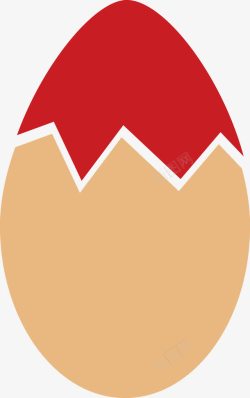 鸡蛋壳片素材