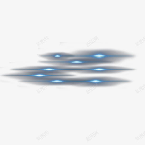 蓝色激光射线png免抠素材_新图网 https://ixintu.com 多个 射线 激光射线 蓝色 装饰