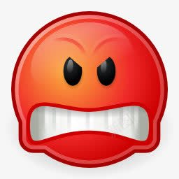 的脸愤怒的emotesicons图标png_新图网 https://ixintu.com angry face 愤怒的 的脸