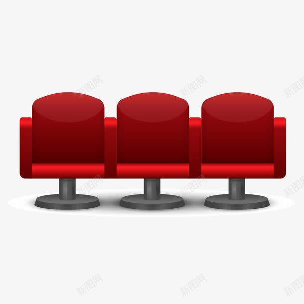 3个影院座位png免抠素材_新图网 https://ixintu.com 3个 座位 座位表 影院 素材