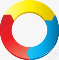 彩色循环图标装饰png_新图网 https://ixintu.com 图标 彩色 循环 装饰