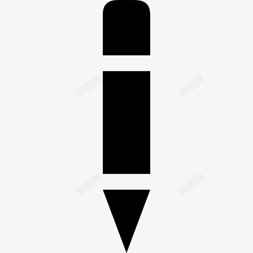 铅笔又大又黑的书写工具图标png_新图网 https://ixintu.com 写 博客 大杯固体 工具 工具和用具 铅笔 黑色